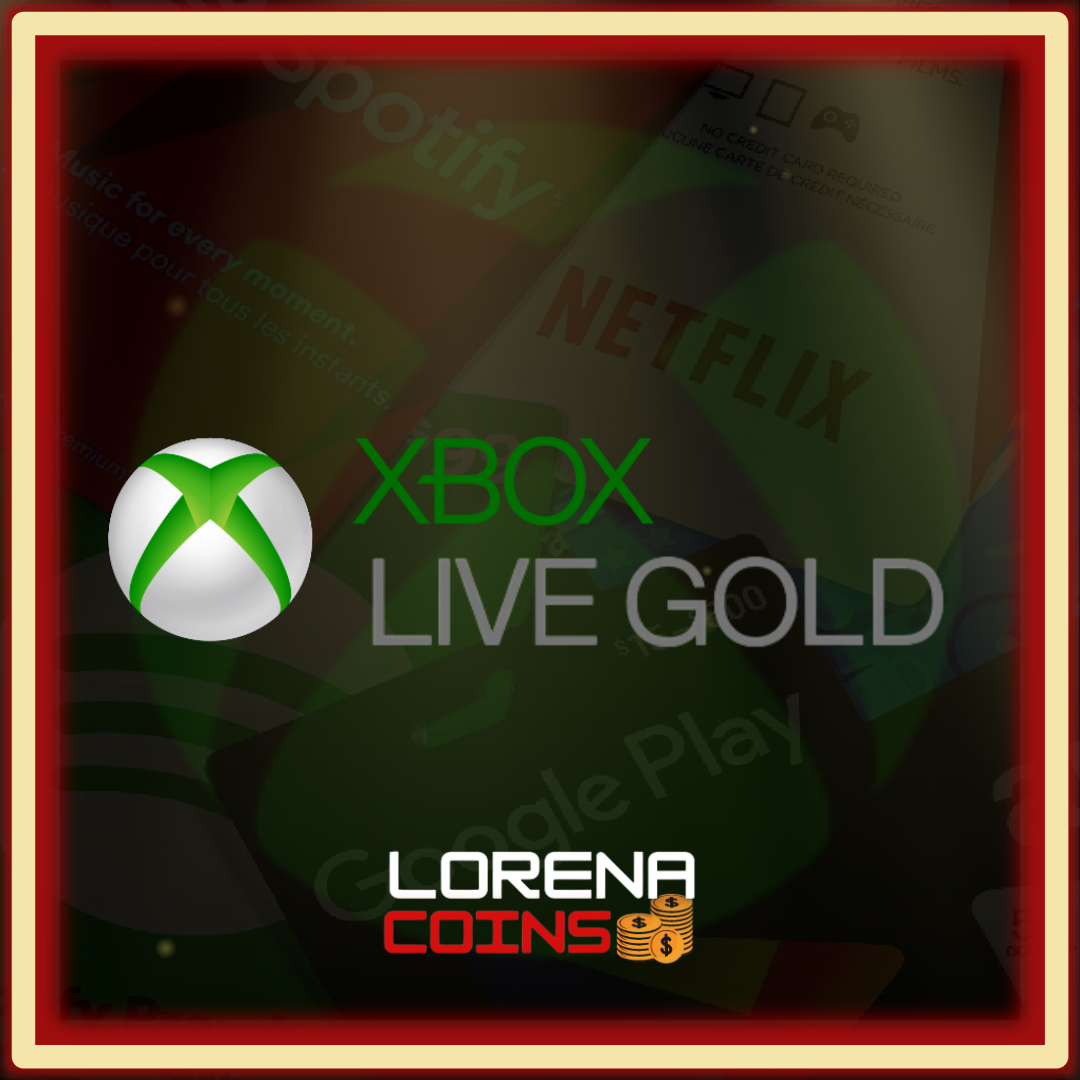 Cartão Xbox Live Gold - Assinatura 12 Meses Xbox Brasil - R$199,99